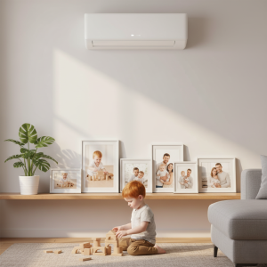 Regular maintenance extends the lifespan of an air conditioner, allowing it to be used from infancy to childhood, highlighting its durability.